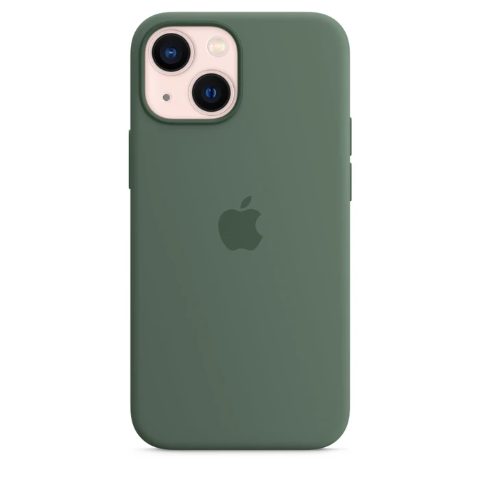 Apple Silikon Case mit MagSafe für iPhone 13 Mini Eukalyptus
