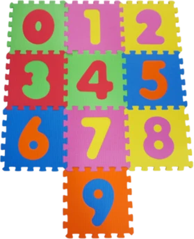 Knorrtoys Puzzlematte Zahlen 0-9 10-tlg.