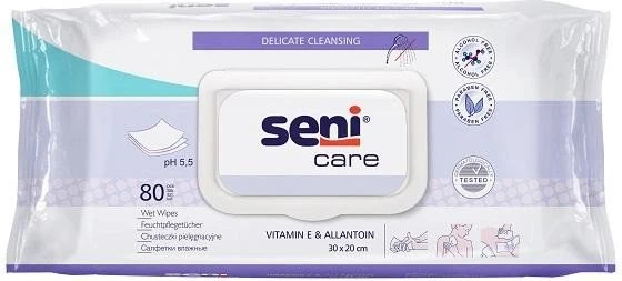 Seni Care XXL Intimpflegetücher, 80 Stück
