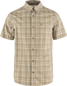 Fjällräven Övik Lite Hemd kurzarm fossil/chalk rose (Herren)