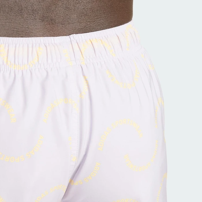 adidas Wave Logo CLX Badeshorts silver dawn/spark (Herren)