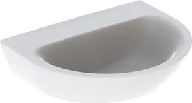 Geberit Renova Handwaschbecken 50cm, ohne Hahnloch, ohne Überlauf, weiß/KeraTect