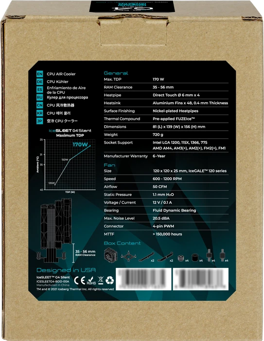 Iceberg Thermal IceSLEET G4 Silent