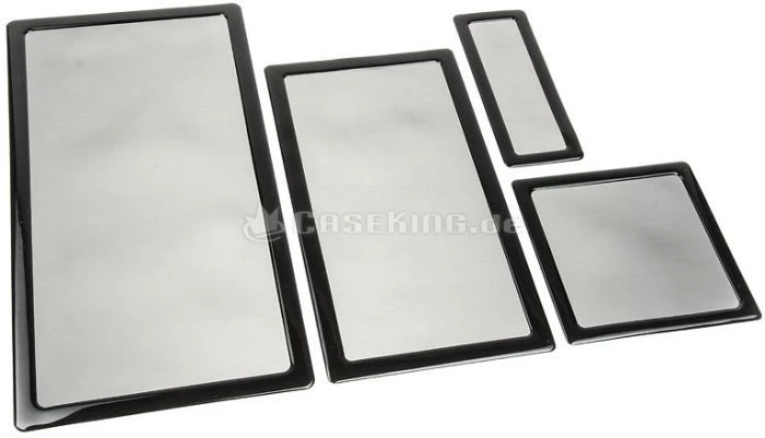 DEMCiflex Staubfilter Set für Corsair 200R schwarz/schwarz