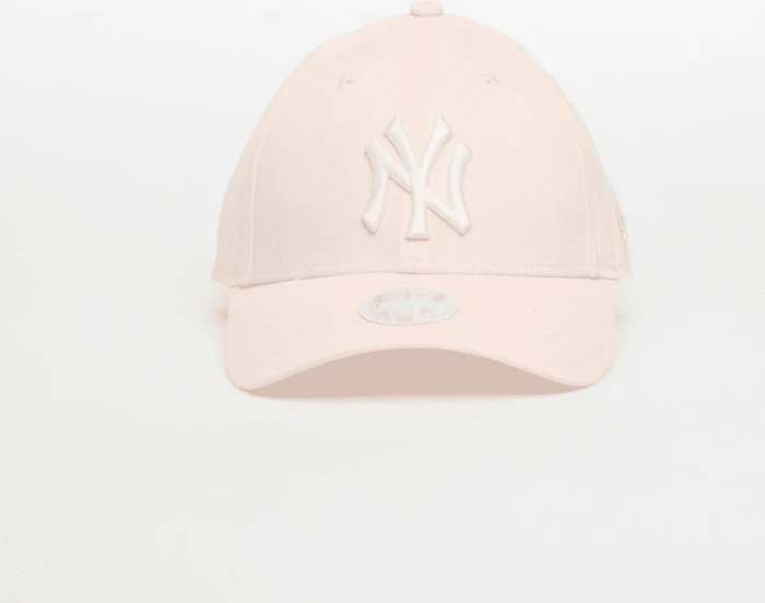 New Era 9TWENTY New York Yankees Linen Kappe pastel pink (Damen)