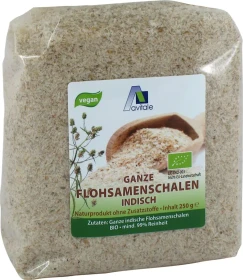Ganze Flohsamenschalen Bio Pulver, 250g