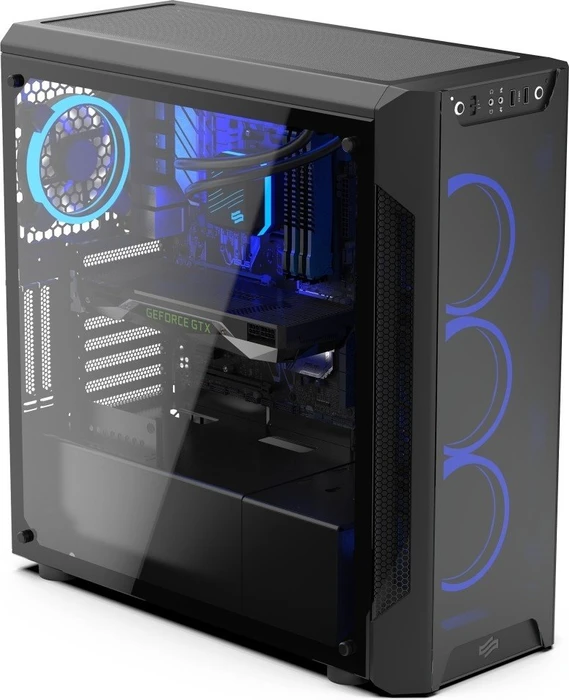 Endorfy SilentiumPC Armis AR7X TG RGB, Glasfenster