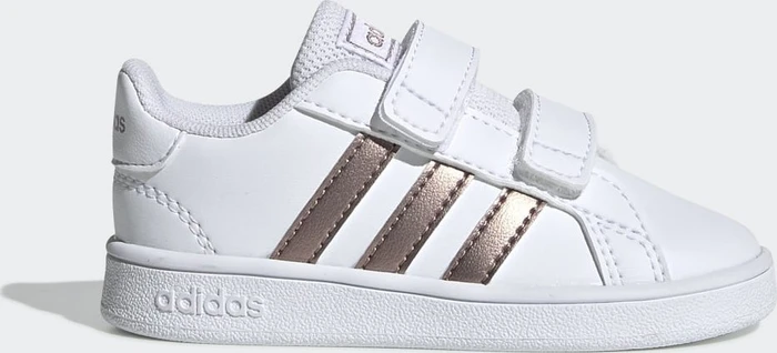 adidas Grand Court cloud white/copper met./light granite (Junior)