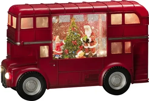 Konstsmide Motiv Wasserlaterne Bus Santa LED 1x warmweiß
