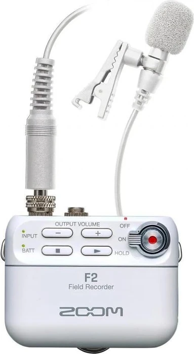 Zoom F2 weiß