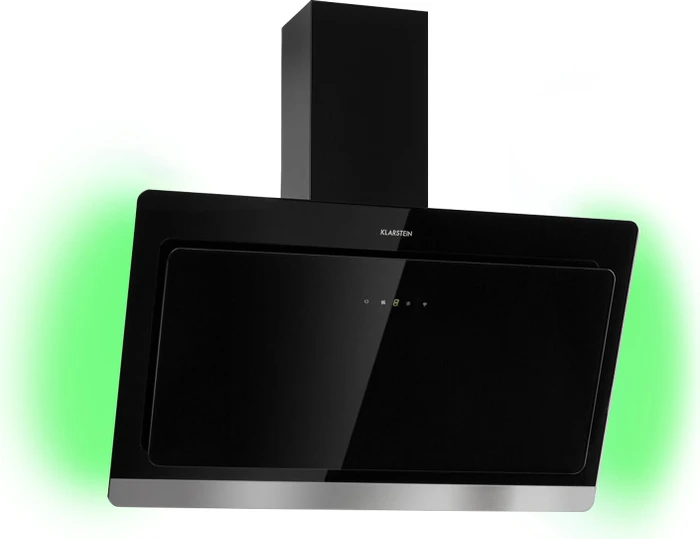 Klarstein Aurora Smart 90 Wand-Dunstabzugshaube schwarz