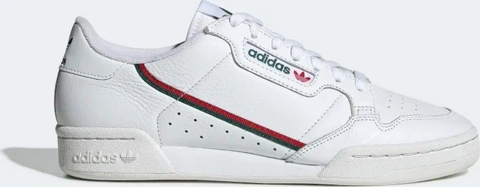 adidas Continental 80 cloud white/collegiate green/scarlet