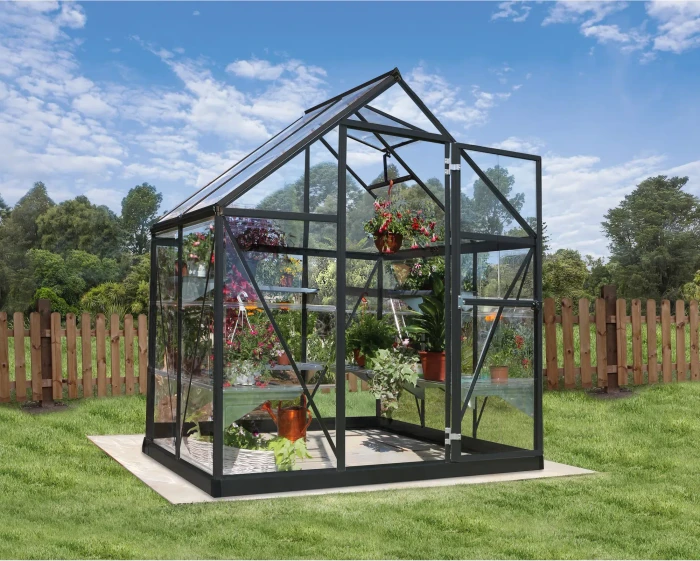 Palram Canopia Harmony 6x4 Gewächshaus grau