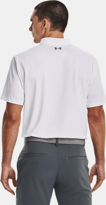 Under Armour Matchplay Poloshirt kurzarm white/pitch gray (Herren)