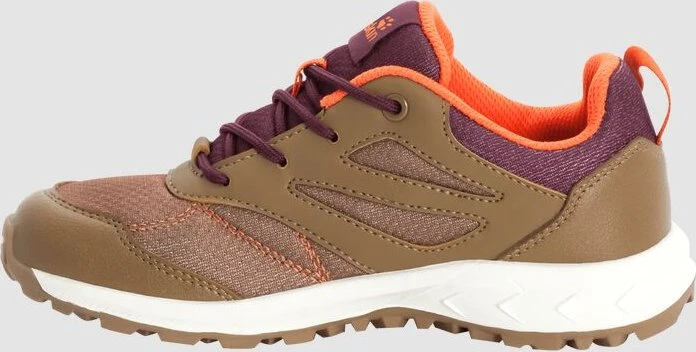 Jack Wolfskin Woodland Low sand/dark red (Junior)