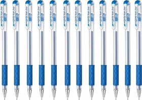 Pentel Hybrid Gel Grip K116 Gelroller blau/transparent, 12er-Pack
