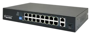 Avizio SU Rackmount Switch, 17x RJ-45, 1x RJ-45/SFP, 150W PoE+