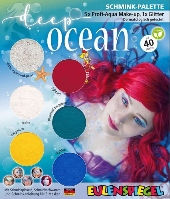 Eulenspiegel Deep Ocean Schmink-Palette