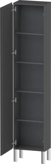 Duravit L-Cube Hochschrank 400 x 243 x 1760 mm graphit matt