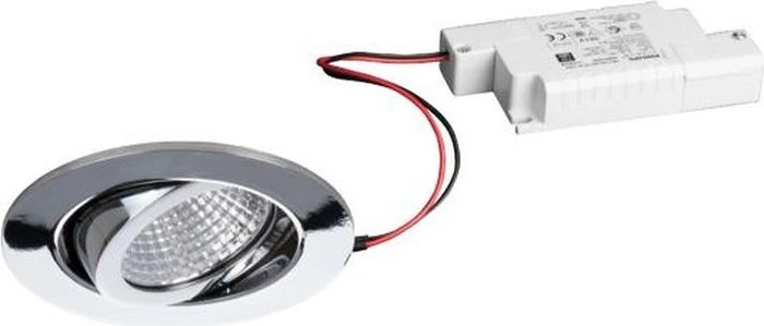Brumberg SEVEN-R LED Einbauleuchte 3000K rund chrom
