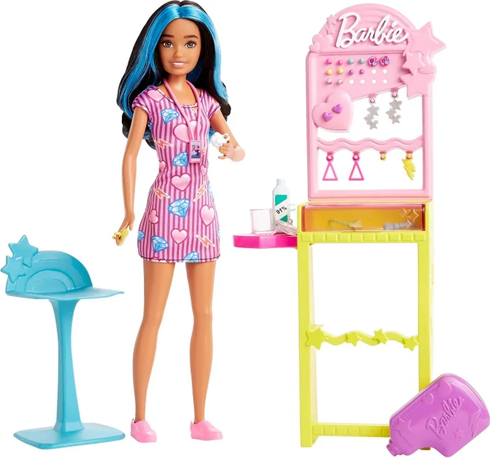 Mattel Barbie - Skipper First Jobs Station zum Ohrlochstechen