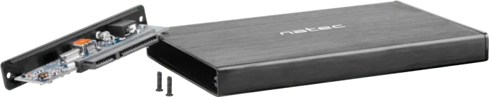 Natec Rhino Go, schwarz, 2.5", USB 3.0 Micro-B