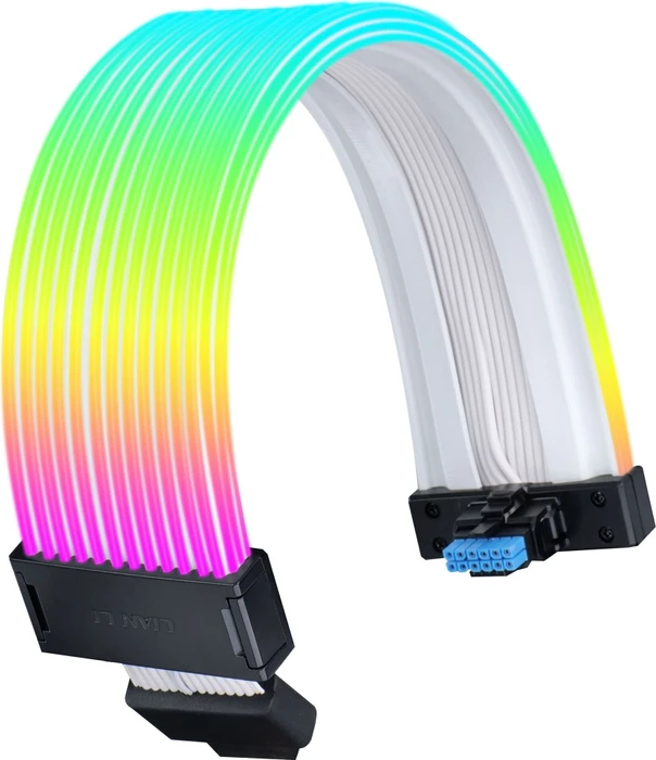 Lian Li Strimer Wireless 16-12, 12V-2x6 PCIe Verlängerungskabel, 12 Lichtleiter, RGB beleuchtet
