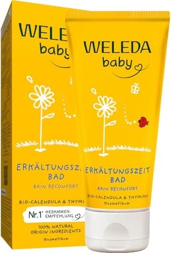 Weleda Baby Calendula Erkältungszeit Bad, 75ml