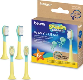 Beurer Wavy Clean Kinder-Ersatzbürste, 4 Stück