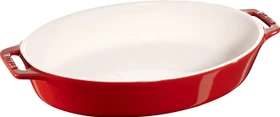 Zwilling Staub Ceramique Auflaufform oval 35.5x21.4cm kirschrot