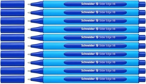 Schneider Slider Edge, XB Kugelschreiber blau, 10er-Pack
