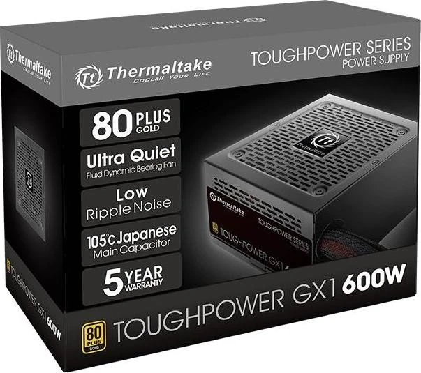 Thermaltake ToughPower GX1 600W, ATX 2.4