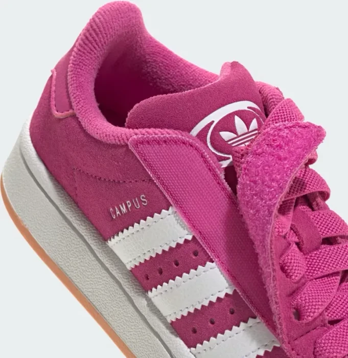adidas Campus 00s Comfort Closure Elastic Lace semi lucid fuchsia/cloud white/gum (Junior)