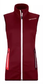 Ortovox Fleece Funktionsweste dark blood (Damen)