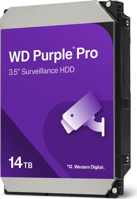 Western Digital WD Purple Pro 14TB, 24/7, 512e / 3.5" / SATA 6Gb/s