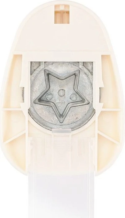 Vaessen Creative Hebel-Motivstanzer Medium, Stern, gold/weiß, 23x24mm