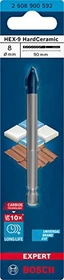 Bosch Professional EXPERT HEX-9 HardCeramic Fliesenbohrer, 8x90mm, 1 Stück