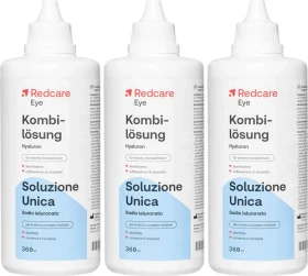 Redcare Eye Hyaluron Kombilösung All-in-one-Lösung, 1.08l (3x 360ml)
