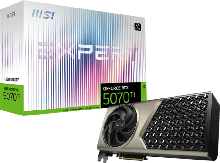 MSI GeForce RTX 5070 Ti 16G Expert, G507T-16E, 16GB GDDR7, HDMI, 3x DP