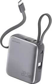 4smarts Pocket Dual Cord 10000mAh 22.5W grau