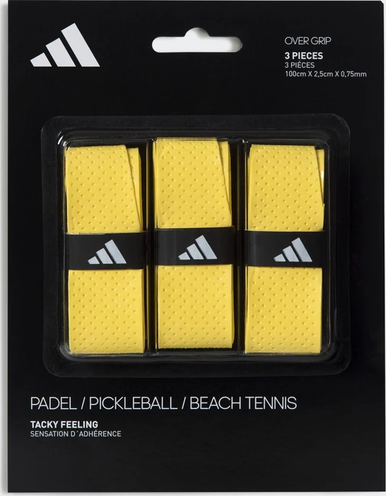 adidas Overgrip-Set Griffband bright yellow/black, 3 Stück