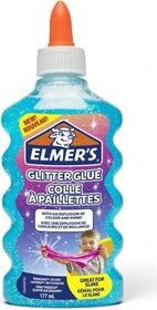 Elmer's Glitzerkleber Flasche blau, 177ml