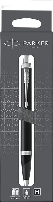 Parker IM Kugelschreiber matte black/chrome trim, Blister
