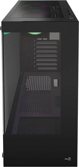 AeroCool Pivot Black, inkl. 3x Lüfter, Lüfter LED ARGB, Glasfenster