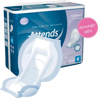 Attends Contours Air Comfort 6 Hygieneeinlage, 35 Stück