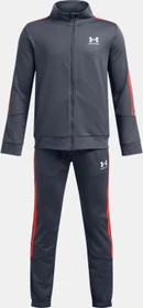Under Armour Icon Trainingsanzug downpour gray/fire/white (Junior)