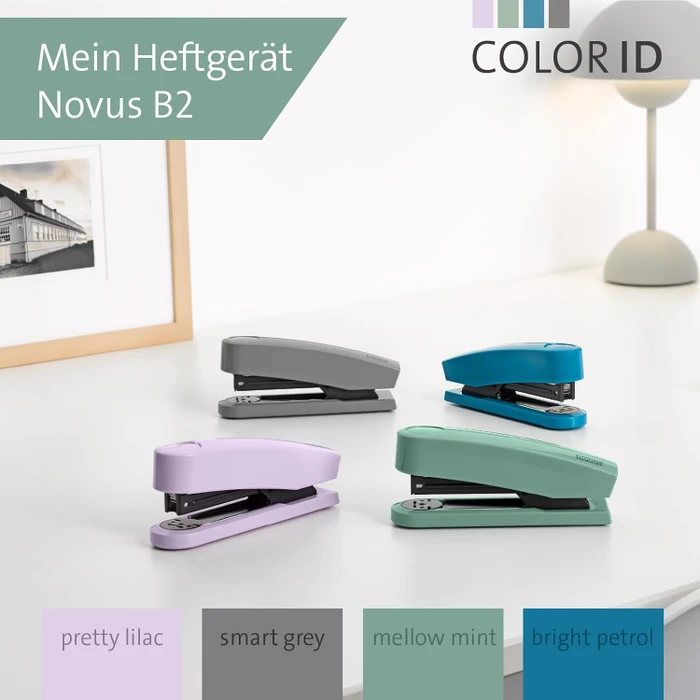 Novus B 2 Color ID 2.0 Hefter, Mellow Mint