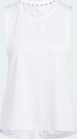 adidas Studio Funktionsshirt ärmellos white/grey two (Damen)