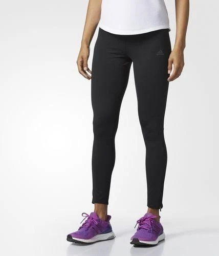 adidas Response Climawarm Tights Laufhose lang schwarz (Damen)