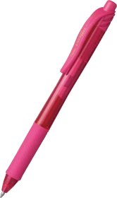 Pentel EnerGel X BL107 0.7mm/0.35mm Gelroller rosa/transparent